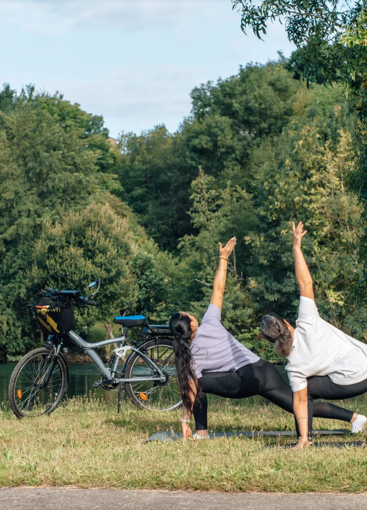 Yoga sur La Flow Vélo