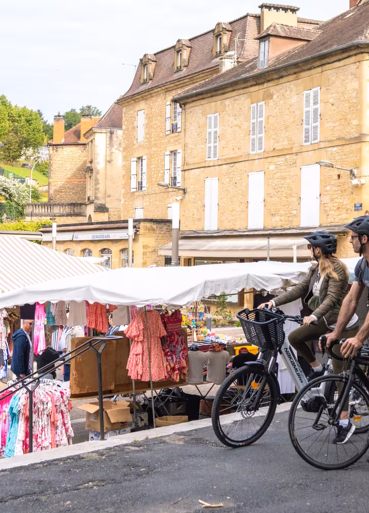 La Flow Velo_Marché de Sarlat à vélo