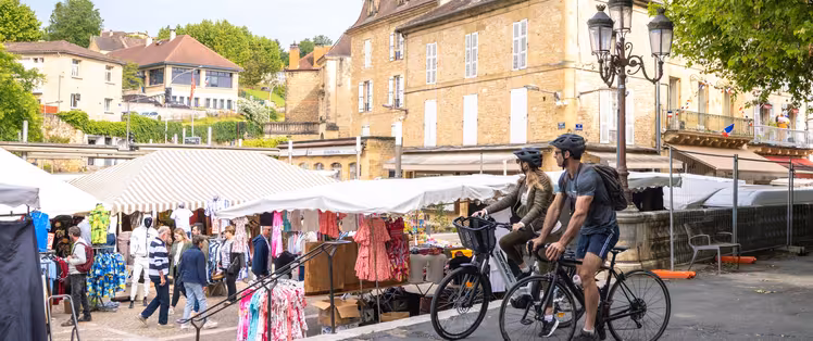 La Flow Velo_Marché de Sarlat à vélo