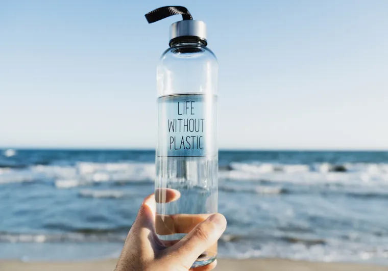 Gourde verre sans plastique