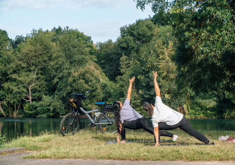 Yoga sur La Flow Vélo