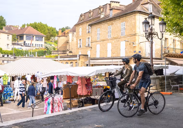 La Flow Velo_Marché de Sarlat à vélo