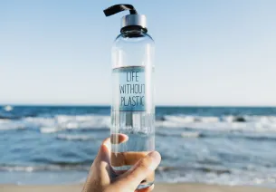 Gourde verre sans plastique